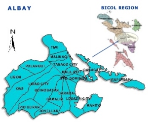 Albay Map