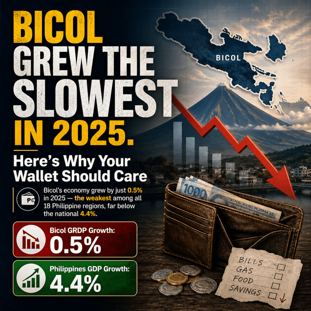 Bicol Grew the Slowest in 2025. Here’s Why Your Wallet Should&nbsp;Care